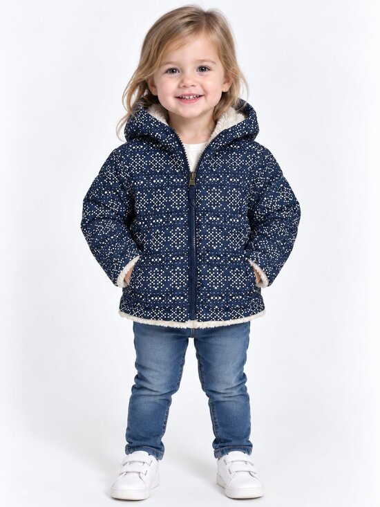 The North Face Other - The North Face Toddler Hooded Jacket Navy Blue